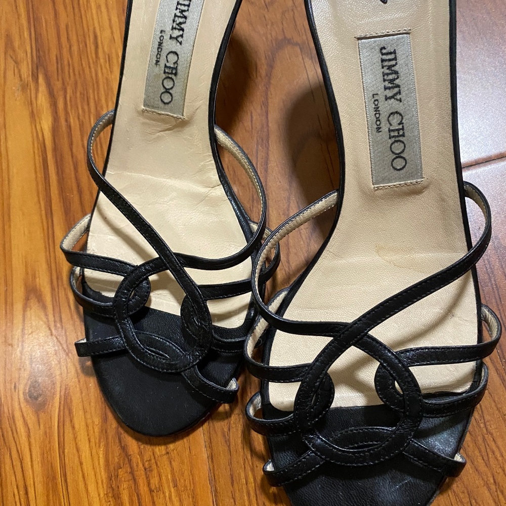 Jimmy Choo kitten heel backless